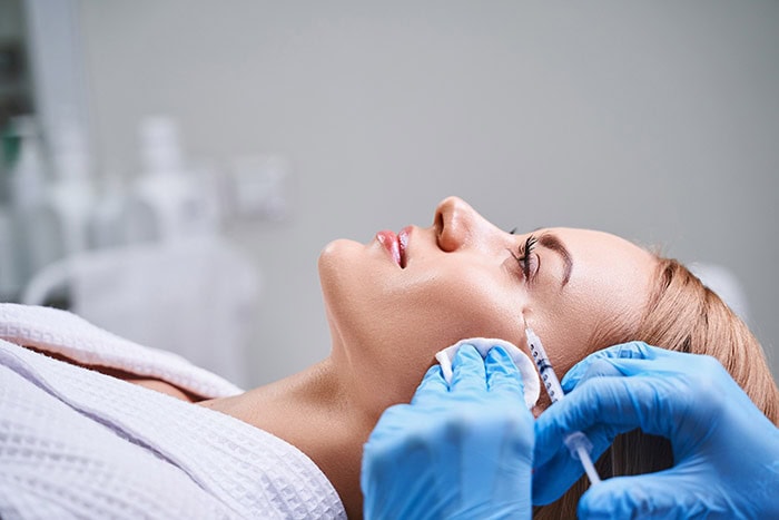 Crow’s feet Botox treatment