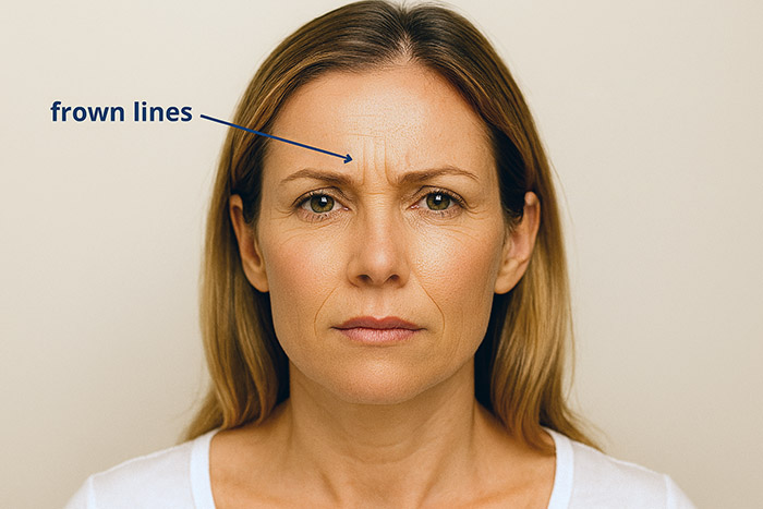 what are frown lines