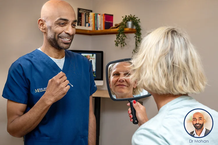 What happens at a two-week Botox review, what is checked, and whether a top-up is automatic.